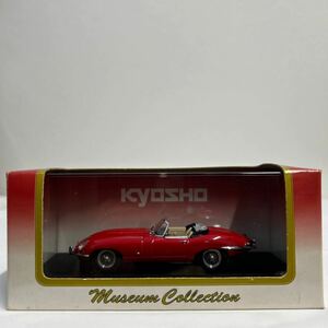 KYOSHO 1/43 JAGUAR E-type Roadster Red 京商 ジャガー Eタイプ ロードスター レッド ミニカー モデルカー