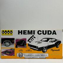 hawk 1/24 Plymouth HEMI CUDA 1971 Washington Mint プリマス クーダ ワシントンミント アメ車 完成品ミニカー モデルカー バラクーダ_画像7