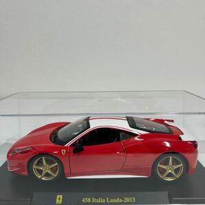 デアゴスティーニ レ・グランディ・フェラーリコレクション 1/24 #37 Ferrari 458 ITALIA Niki Lauda 2013年 ニキ・ラウダ 完成品ミニカーの画像3