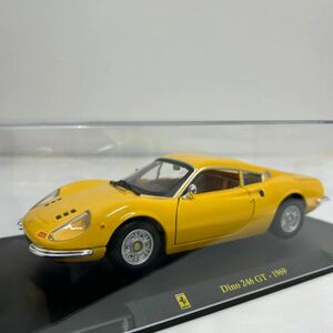 デアゴスティーニ レ・グランディ・フェラーリコレクション #30 1/24 FERRARI Dino 246GT 1969年 ディーノ 完成品 ミニカー モデルカー