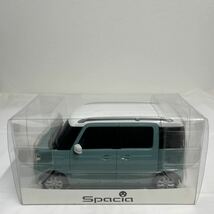 非売品 SUZUKI ディーラー特注 1/18 Spacia カラーサンプル 色見本 オフブルーメタリック ホワイト ミニカー 新型 スズキ スペーシア_画像2