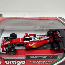 burago 1/43 FERRARI SF16-H #5 セバスチャン・ベッテル #7 キミ・ライコネン F1 GP 2016 ミニカー セット フェラーリモデルカー_画像10