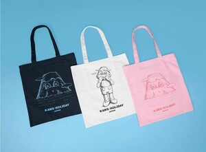 【デッドストック 新品未使用】カウズ KAWS HOLIDAY JAPAN 富士山 トートバッグ ホワイト KAWS TOKYO FIRST 白 Tote Bag コンパニオン