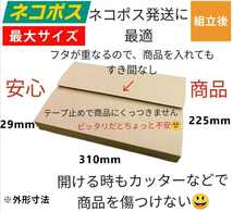 ネコポスに最適なA4ダンボール箱 厚さ3cm対応！10枚セット_画像2