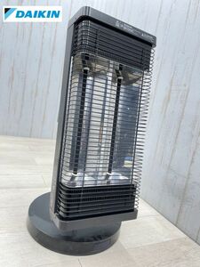 DAIKIN 遠赤外線暖房機 ERFT11VS-H セラムヒート 18年製 動作確認済 縦/横置き 首振り タイマー ダークグレー 暖房機器 ダイキン 即日配送