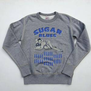 TOYS McCOY MILITARY SWEAT&34;SUGAR BLUES&TOYS McCOY トイズマッコイミリタリースウェットトレナー40