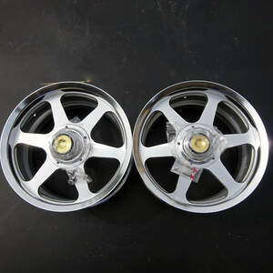 305番　新品未使用2枚　92希少 当時物 MANARAY SPORT　マナレイ　 MS-6M　 16×8J+38 pcd114.3　ホイール旧車