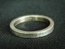 H900★Maison Margiela 925 ITALY silver リング シルバー メゾンマルジェラ メンズアクセサリー ★全国一律185円_画像2