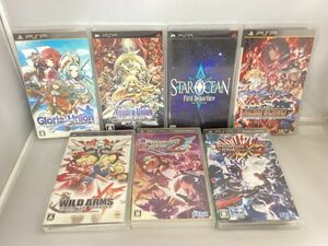 A102★PSP ソフト 7本 ファンタシースターポータブル2 /ワイルドアームズ/グロリア /ユグドラ /スターオーシャン/ブレイズ★送料690円〜