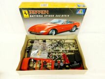 T109★プラモデル 4点 1/24SCALE Feerari DAYTONA SPIDER 365GTS /4 /F40 RACING/330P4BERLINETTA/MAZDA787B/まとめて★送料1020円〜_画像7