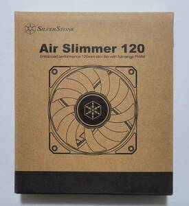 [送料無料] SilverStone Air Slimmer 120 SST-AS120B 120mm 1800RPM 15.6mm厚 スリムファン ケースファン