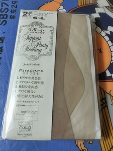 ゴールデンポット サポート パンティストッキング ミラコスモ パールベージュ 2足入 pantystocking