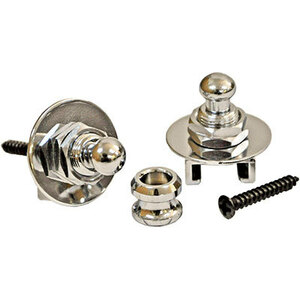 PAC'N strap lock large standard. lock strap pin PSL-7C (Chrome) 2 piece one collection 