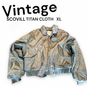 【トップガン】本物vintage 1990’CWU-55/P フライトジャケットXL☆70's SCOVILL TITAN