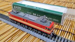 ▼KATO-10-431ばらし▼E851/西武鉄道/電気機関車/1両/パーツ&インレタ装着済(E852を装着済)/インサートは自作/中古