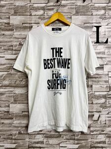 L YouthFUL SURF ユースフルサーフ ホワイト 半袖Tシャツ 半袖 Tシャツ カットソー トップス