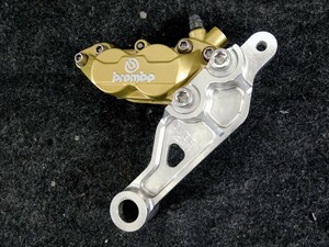 Vmax1200 リア4POT bremboキャリパーキット OVERレーシングサポートセット OH済み リアブレーキ　V-MAX　オーバー 　OVERracing ブレンボ