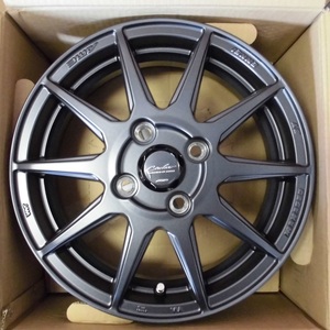 展示品.サーキュラー C10R マットGM 14インチ 4.5J P.C.D:100 4穴 インセット45　ハブ径67mm（実測）4本セット