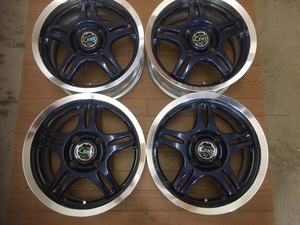 【中古】WORKアーバンアドベンチャー 15×6.5J　114.3-4H+45 ハブ径約73mm（実測値）4本セット　即決価格