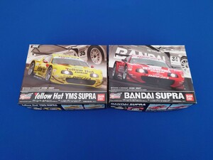 絶版 バンダイ バクシード イエローハット YMS スープラ バンダイ スープラ 2台セット SUPRA ミニ四駆 絶版 希少 スーパーGT 爆シード