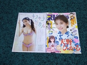 天野ひかる☆表紙付き切り抜き7ページ/ビッグコミックスピリッツ2023年31号