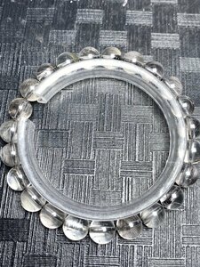 即決 0102J058 天然美品★【30Aプラチナクォーツ】★ブレス 8-8.5mm（新品）