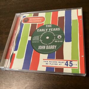 音楽CD「ジョン・バリー：THE EARLY YEARS」中古美品 36曲 輸入盤 廃盤 希少