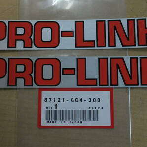 ♪プロリンクデカール/PROLINK/XL250R/XL400R/XL125R/XLX250R/MTX125R/MTX200RWD/MBX50MBX50F/MBX80インテグラ/MTX80R/MBX125F/MTX50の画像1