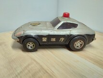 当時物　昭和レトロ　警視庁　パトカー　ブリキ　おもちゃ　玩具　ヴィンテージ　飾り物　置物　車　乗り物　　U_画像2