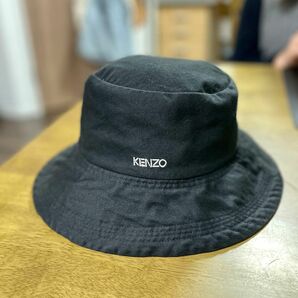 KENZO ケンゾー　ハット　帽子　刺繍ロゴ　日本製