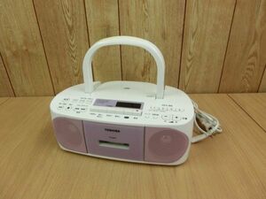 動作確認済●TOSHIBA 東芝 カセットデッキ CDラジカセ AM/FMラジオカセットレコーダー 2019年製 TY-CDS7 ●