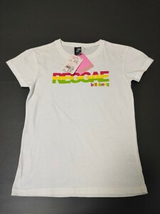 難あり ビラボン・BILLABONG・レディース ショート スリーブ Tシャツ・Ｍサイズ　ホワイト　GSM JAPAN 正規品 