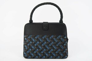 【超美品】BOTTEGAVENETA ボッテガヴェネタ パーティバッグ ハンドバッグ サテン ブランド鞄【PV52】