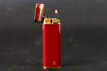 【美品】Cartier カルティエ トリニティ ボルドー 高級ガスライター 喫煙具 ブランド小物 着火確認済み【PW2】_画像1