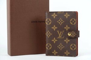 【新品同様・未使用】LOUIS VUITTON ヴィトン アジェンダ PM モノグラム 手帳カバー 小物【PY51】