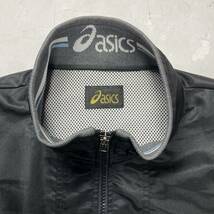 90s ASICS アシックス バスケットボール 日本代表モデル ウィンドブレーカー ウォームアップ ブラック O 日本製_画像4