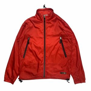 激レア adidas アディダス 00s ソフトシェルジャケット ナイロンジャケット レッド メンズ Lサイズ 非売品 2002/SS サンプル ドローコード