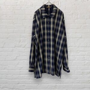 BUMPandSTIRチェック柄 長袖シャツ シャツ チェック 古着 SHIRT ヴィンテージ【サイズ/9】ポリエステル レトロ