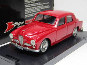 Alfa Romeo 1900 1950 year 1/43 Alpha Romeo 1900 Rosso Made in Italy Italy made BRUMM quadrifoglio bi show ne vi s Conte .