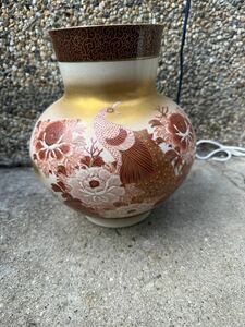 九谷正鵬　花瓶 花器★中古品