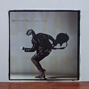 LP/ ブライアン・アダムス☆BRYAN ADAMS「カッツ・ライク・ア・ナイフ / CUTS LIKE A KNIFE」ライナーノーツ付 / ディス・タイム