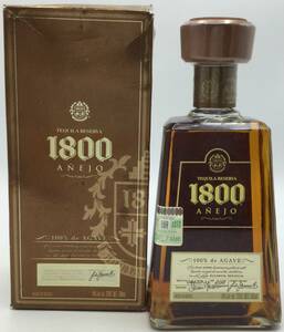 F49■【未開栓】ANEJO TEQUILA RESERVA 1800 700ml 38% アネホ テキーラ レゼルヴァ アガベ 箱付き 古酒 洋酒 ■