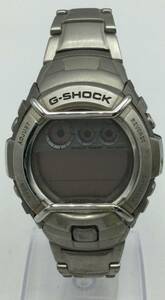 S67■【QZ/不動品】CASIO G-SHOCK G3110 カシオ クオーツ シルバー系カラー 純正ベルト メンズ腕時計 現状品 ■