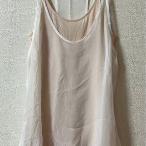 Rag & Boneラグアンドボーン キャミソール 重ね着 ピンク×白
