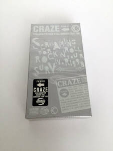 即決 未開封新品 VHSビデオ CRAZE FILM.01 SCREAMING FOR ROCK'N ROLL SUVIVOR TOUR 1998 TEVN-35031 クレイズ Rock 瀧川一郎 菊地哲 