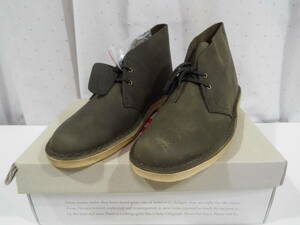 クラークス オリジナルズ デザートブーツ UK8インチ 26CM オリーブ Clarks ORIGINALs 77889 OLIVE LEA DESERT BOOT