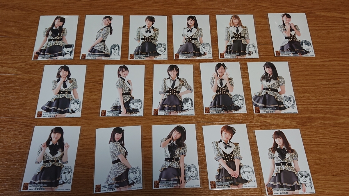 NMB48 Je ne suis pas là Version théâtre pour TUNE music Bonus Ensemble de 54 photos Aya Yamamoto Miyuki Watanabe Pas à vendre Illustré par l'artiste Miru Shiroma, image, NMB48, autres