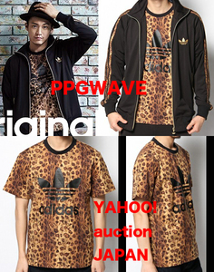 adidas originals 豹柄 Tシャツ L