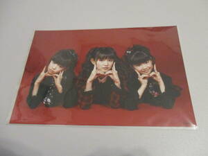 【写真】BABYMETAL 非売品購入特典生写真 KG判(ハガキサイズ) 中元すず香・菊地最愛・水野由結 ベビメタ 