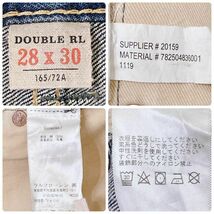 【希少】RRL ダブルアールエル USA セルビッチ 赤耳 ジーンズ ストレート デニム ジーパン STRAIGHT LEG SELVEDGE DENIM 782504836001_画像9